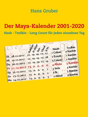 cover image of Der Maya-Kalender 2001-2020